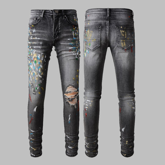 2025 New Men's Ripped Jeans